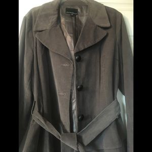 Cynthia Rowley Grey Corduroy coat